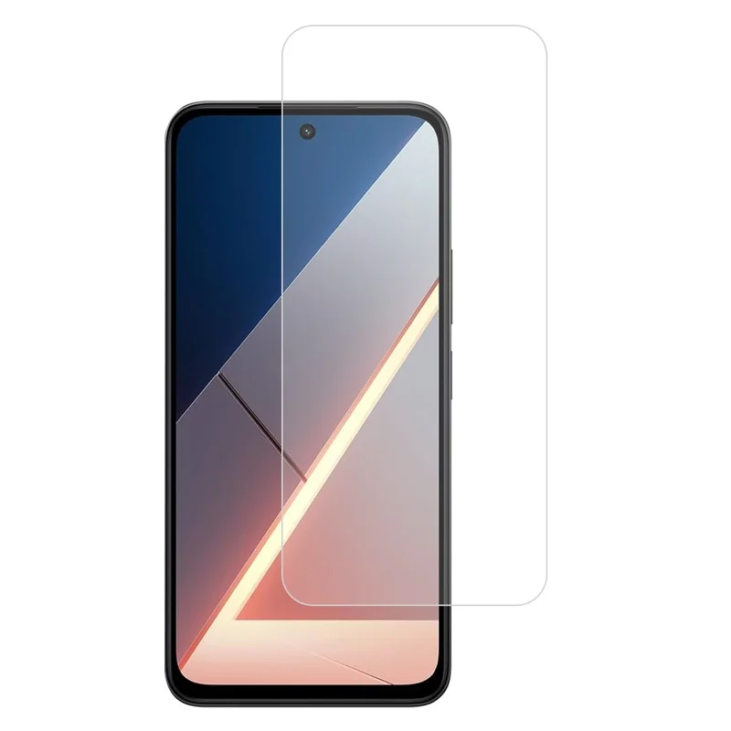 For Xiaomi Poco M8s 5G Screen Protector 0.3mm Arc Edge Tempered Glass Film, Not Complete Coverage - Transparent