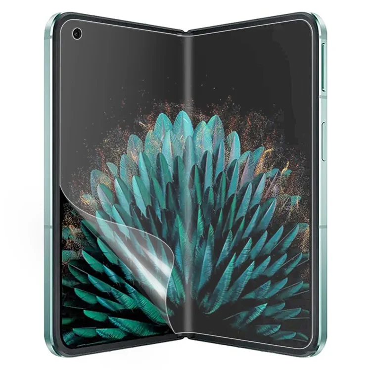 For Oppo Find N2 5G Full Coverage Soft TPU Inner Large Screen Protector Ultra Clear Scratch-resistant Screen Film