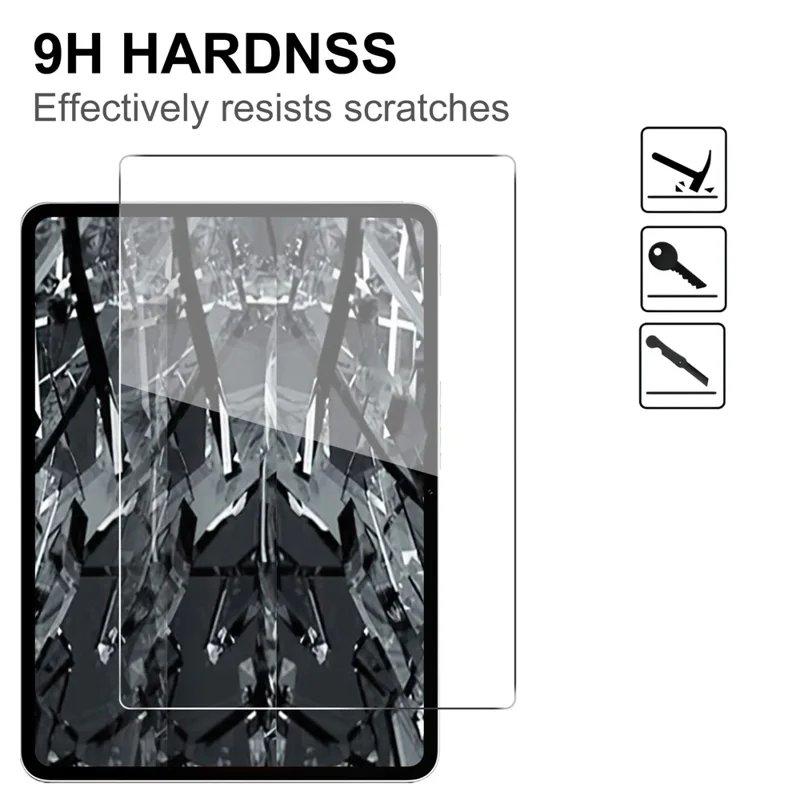 For Oppo Pad Mini Tempered Glass Screen Protector 2.5D Straight Edge Full Screen Film Full Glue - Transparent