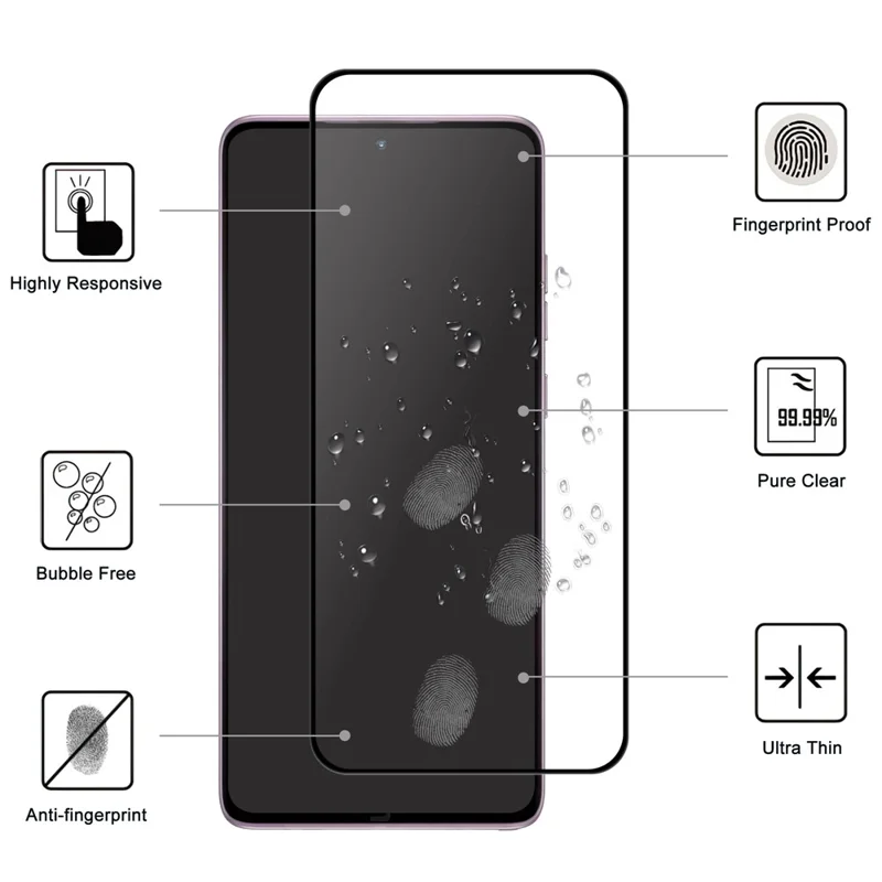 For Motorola Moto G Stylus (2026) 5G AGC Tempered Glass with Black Edge Full Glue Full Coverage Screen Protector