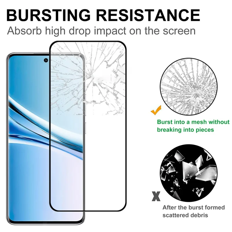 För Xiaomi Redmi Note 17 4G AGC Härdat Glas med Svart Kant Helskärmsskydd med Helklistrad Fästning
