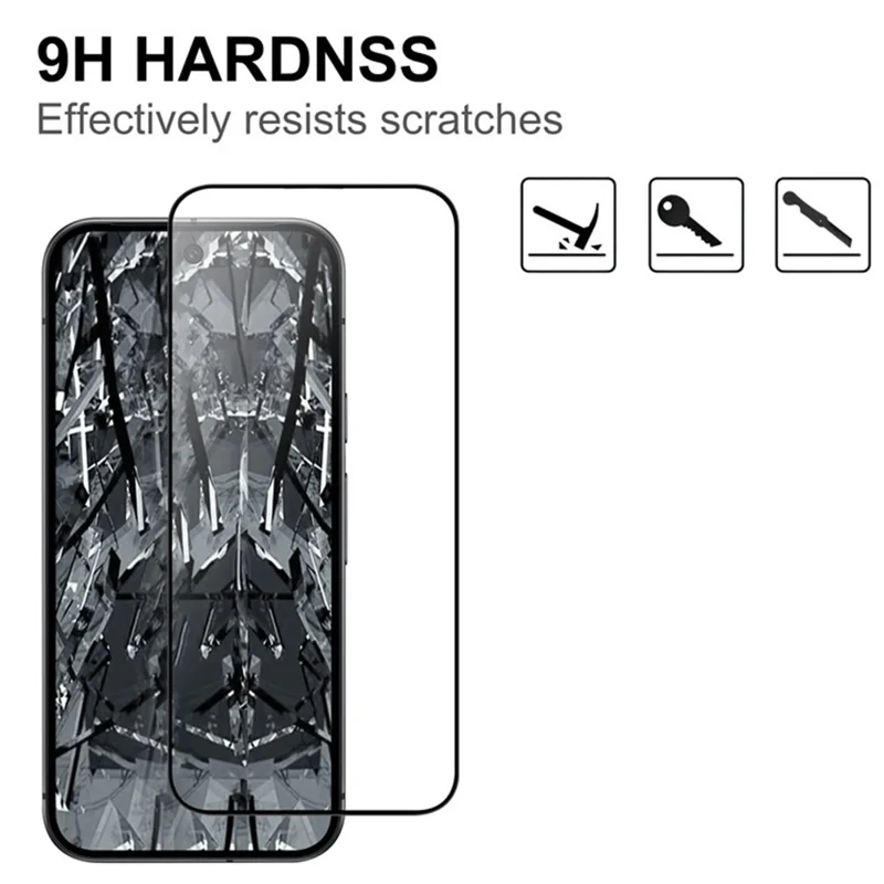 For Google Pixel 11 Pro XL AGC Tempered Glass with Black Edge Full Glue Full Coverage Screen Protector