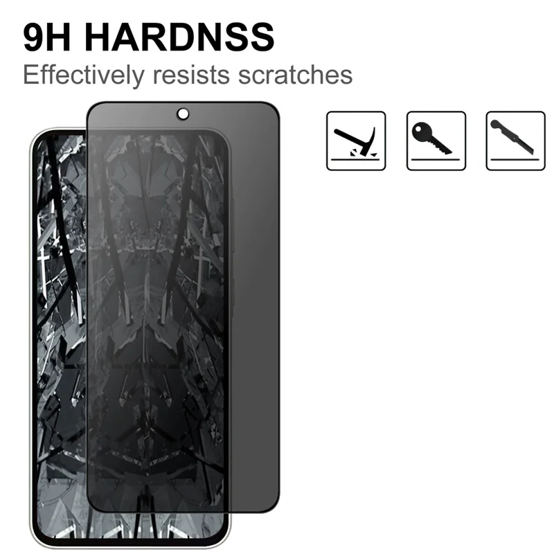 For Samsung Galaxy A27 5G Tempered Glass Screen Protector 2.5D Arc Edge Anti-Spy Film