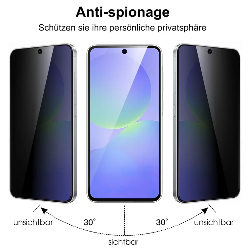 For Samsung Galaxy A27 5G Tempered Glass Screen Protector 2.5D Arc Edge Anti-Spy Film