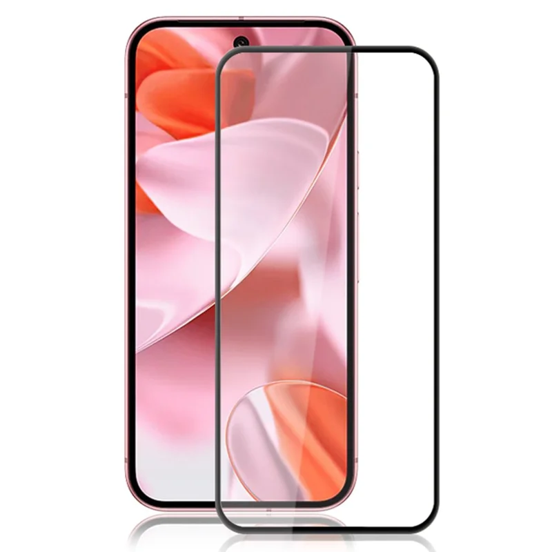 MOCOLO For Google Pixel 9a  /  Pixel 10a Full Screen Protector Anti-Shatter Silk Printing Full Glue Tempered Glass Film - Black