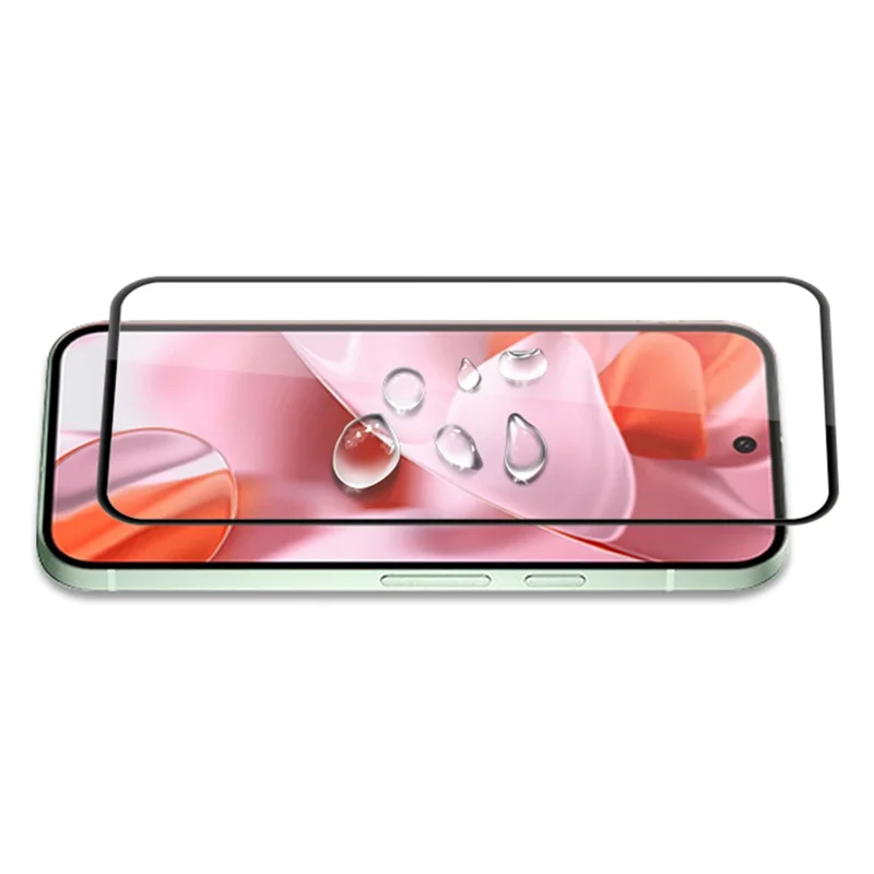 MOCOLO For Google Pixel 9a  /  Pixel 10a Full Screen Protector Anti-Shatter Silk Printing Full Glue Tempered Glass Film - Black