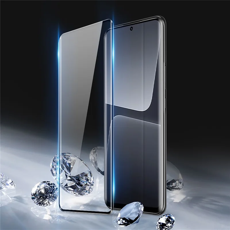 DUX DUCIS Ultra Clear Screen Protector for Xiaomi 13 Pro 5G Full Screen Protector 3D Curved Screen Medium Alumina Glass Hot Bending Full Glue Film