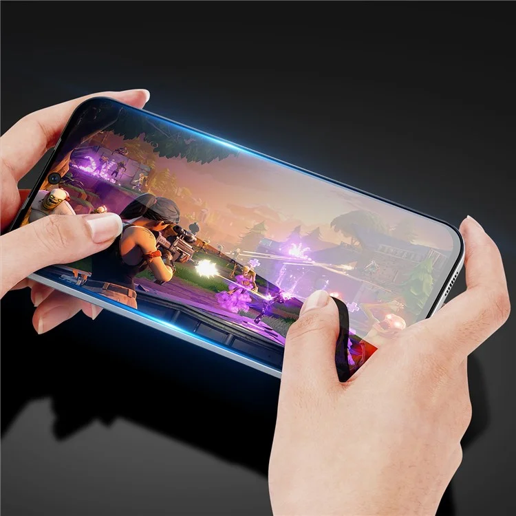 Защитная плёнка DUX DUCIS Anti-explosion Screen Protector для Xiaomi 13 5G, полное покрытие, полнозклеивающаяся, средний глинозём, противоударная, 0,33 мм закалённое стекло (9D)