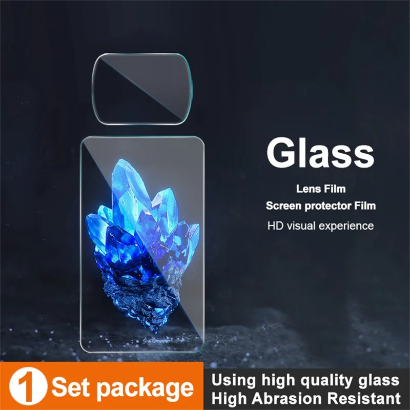 IMAK Pour DJI Osmo Pocket 4 Kit de protection d'écran en verre trempé + protection d'objectif