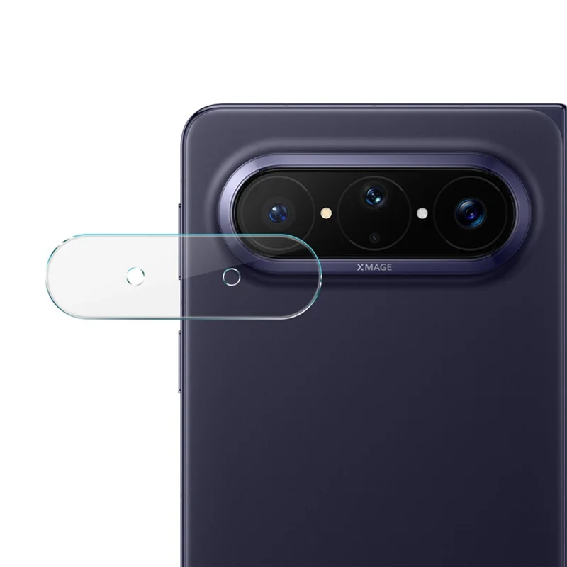 IMAK Защита для объектива камеры Huawei Pura X Max, тонкая закалённая плёнка полного покрытия — прозрачная