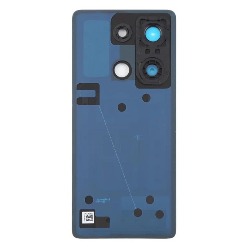 Para Xiaomi Redmi Note 14S 4G OEM Carcaça da Bateria com Tampa da Lente da Câmera - Preto