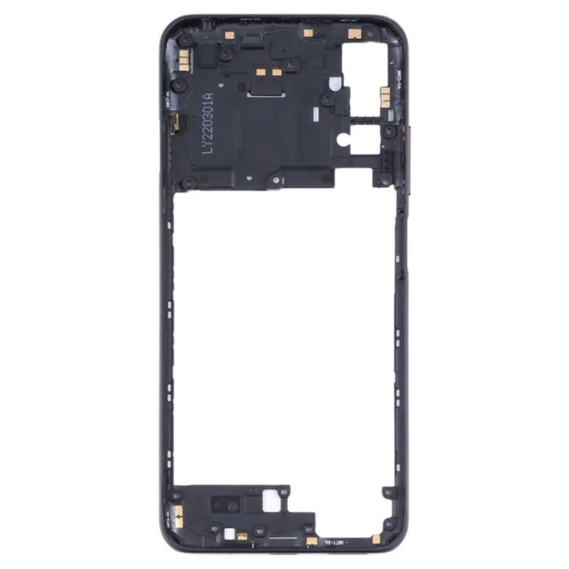 For Xiaomi Poco M3 Pro 5G OEM Middle Housing Plate Frame Replacement Part (without Logo) - Black