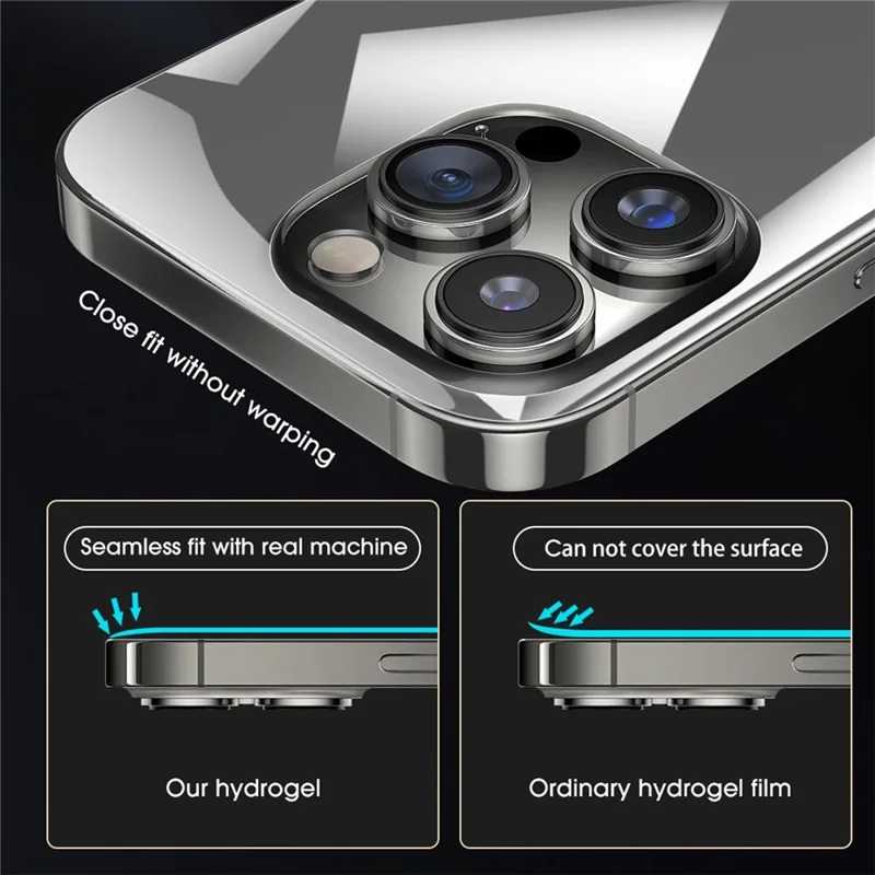 25Pcs for iPhone 17 Pro Max TPU Hydrogel Film Invisible Self-Healing Anti-Fingerprint Full Cover Back Protector - Transparent