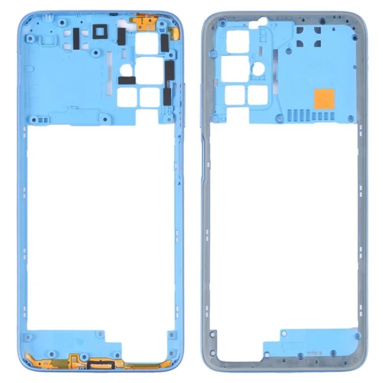 For Xiaomi Redmi 10 4G (2021) / Redmi 10 Prime / Redmi 10 2022 4G / Redmi Note 11 4G (MediaTek Helio G88) OEM Middle Housing Plate Frame Replacement Part (without Logo) - Blue