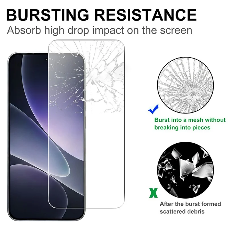 Für Xiaomi 17T Pro Bildschirmschutz 2.5D HD Gehärtetes Glasfolie (keine Vollabdeckung)