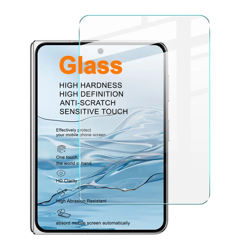 IMAK H Series For Huawei Pura X Max Tempered Glass Screen Protector Shatter-Proof Protection (Not Complete Coverage) - Transparent
