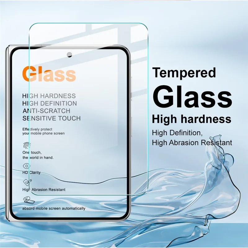 IMAK H Series For Huawei Pura X Max Tempered Glass Screen Protector Shatter-Proof Protection (Not Complete Coverage) - Transparent