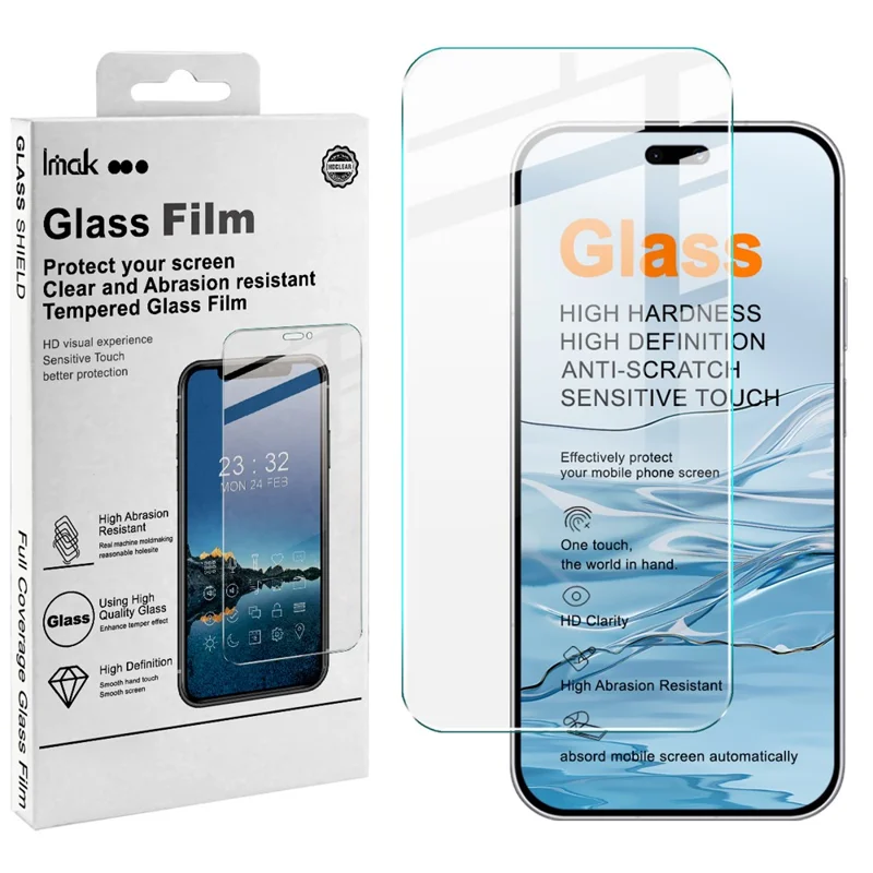 IMAK H Series For Huawei nova 15 Pro 5G  /  15 Ultra 5G Tempered Glass Screen Protector Shatter-Proof Protection (Not Complete Coverage) - Transparent