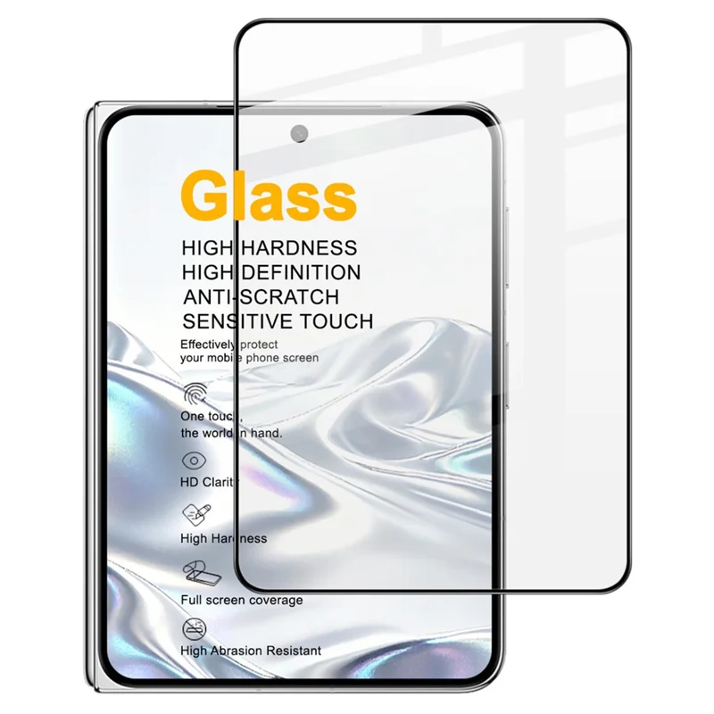 IMAK Pro+ Series For Huawei Pura X Max Tempered Glass Full Screen Protector Sensitive Touch Film - Transparent