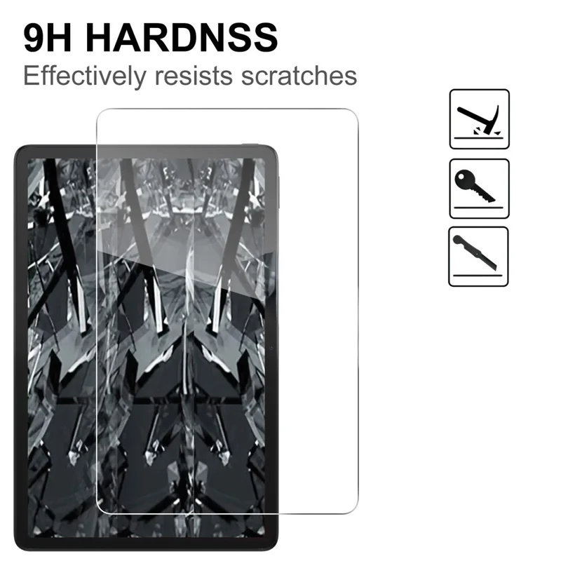 Ochrona ekranu z hartowanego szkła 9H dla Xiaomi Redmi Pad 2 9,7 / Pad 2 SE, folia pełnowymiarowa z klejem pełnopowierzchniowym, krawędzie 2,5D