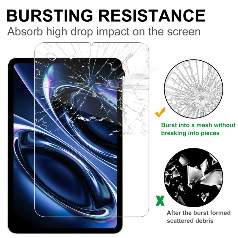 For Xiaomi Redmi K Pad 2 Screen Protector Anti-Shatter Arc Edge Tempered Glass Film
