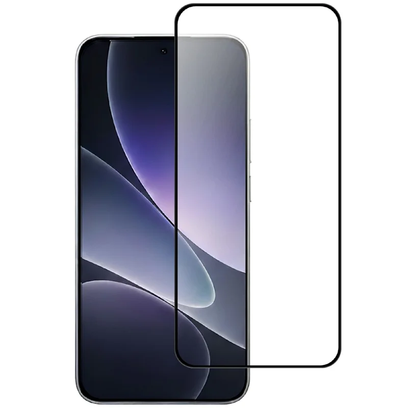 Für Xiaomi 17T Pro AGC Gehärtetes Glas mit schwarzen Rändern, Vollkleber, vollständiger Abdeckung, Displayschutz