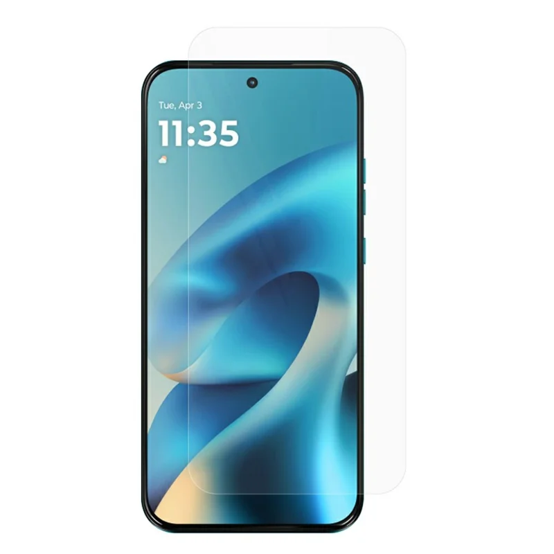 For Motorola Moto G87 5G Screen Protector 0.3mm Arc Edge Tempered Glass Film, Not Complete Coverage - Transparent