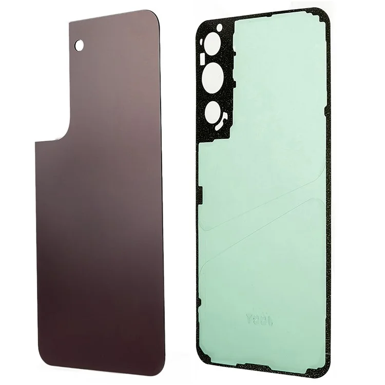 For Samsung Galaxy S22 5G S901 Battery Housing Cover with Adhesive Sticker Replacement Parts - Burgundy