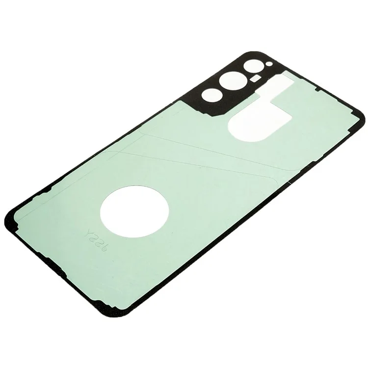 For Samsung Galaxy S22+ 5G S906 Battery Housing Cover with Adhesive Sticker Phone Replacement Parts - Baby Blue