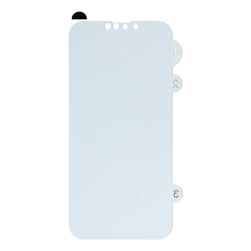 Anti-Spy Screen Protector For iPhone 17e / 16e / 14 , TPU Matte Screen Protective Hydrogel Film - Black