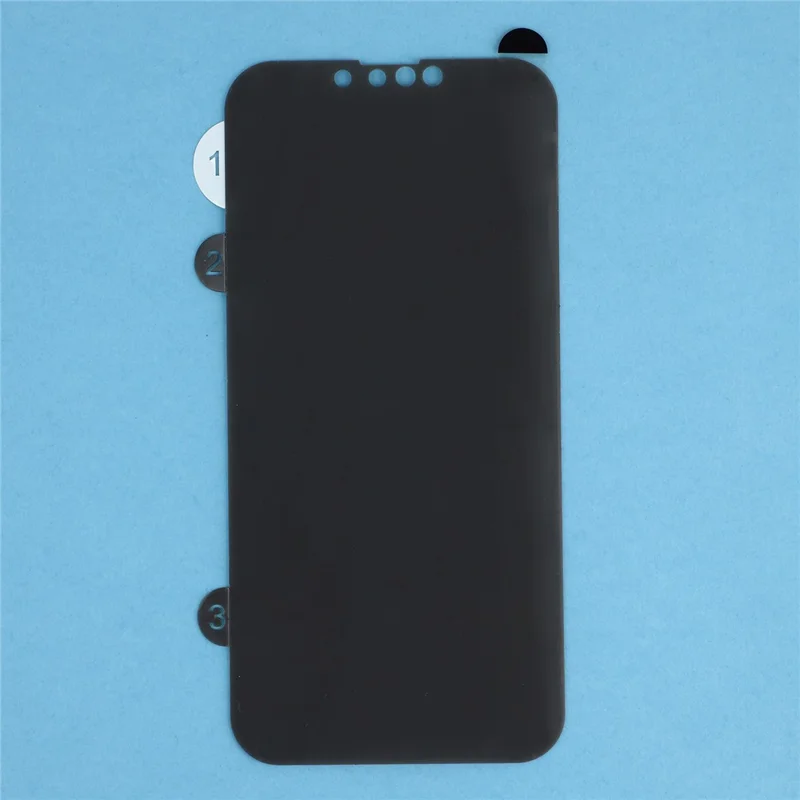 Anti-Spy Screen Protector For iPhone 17e / 16e / 14 , TPU Matte Screen Protective Hydrogel Film - Black