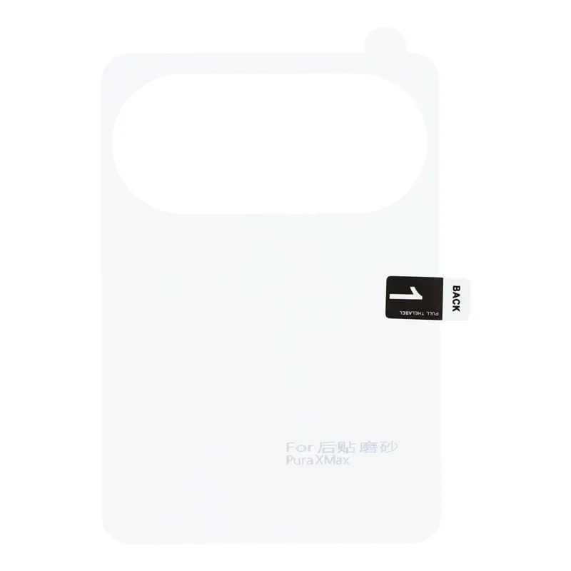 For Huawei Pura X Max Hydrogel Film Set Matte Anti-fingerprint Front + Inside + Back Cover TPU Screen Protector