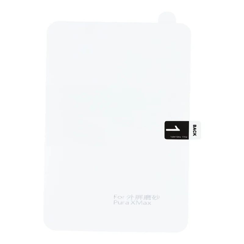 For Huawei Pura X Max Hydrogel Film Set Matte Anti-fingerprint Front + Inside + Back Cover TPU Screen Protector