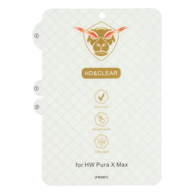 1 Set For Huawei Pura X Max Screen Protector Inside + Front + Back Cover Clear TPU Film