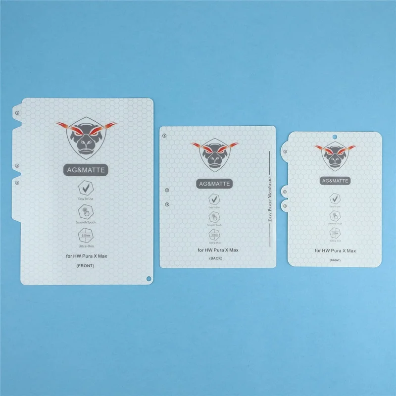 1 Set For Huawei Pura X Max Screen Protector Inside + Front + Back Cover Matte TPU Film