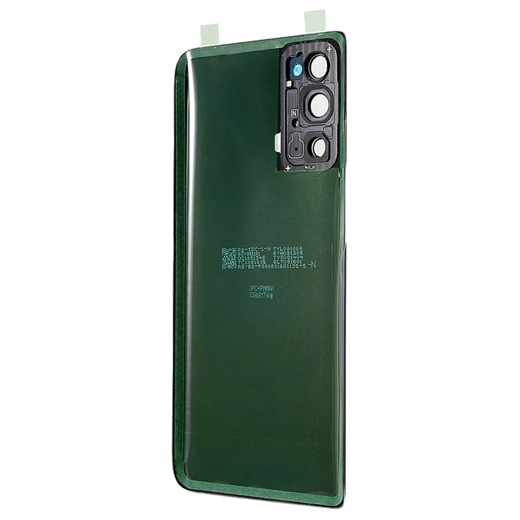 Pour Samsung Galaxy S20 FE 4G G780 / S20 FE 5G G781 Boîtier de batterie avec autocollant adhésif + Couvercle de l'objectif de la caméra - Bleu foncé
