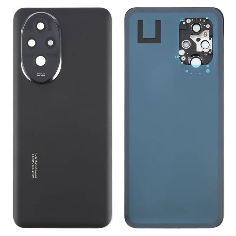 Cobertura da Bateria OEM para Honor 200 5G com Tampa da Lente da Câmara - Preto
