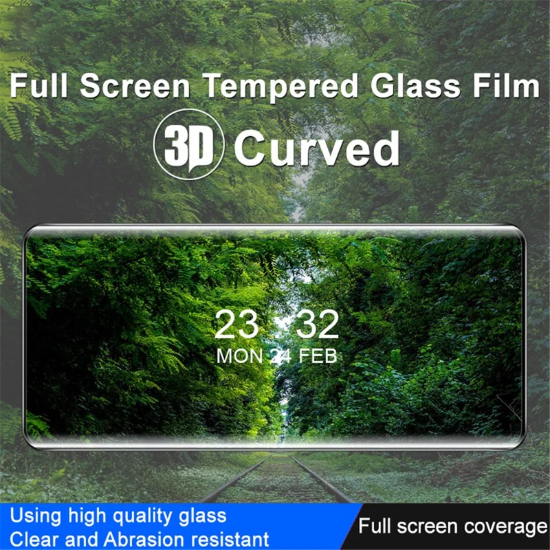 IMAK For Realme 10 Pro+ 5G (China) Anti-explosion 3D Curved HD Tempered Glass Film Side Glue Full Coverage Anti-scratch Screen Protector