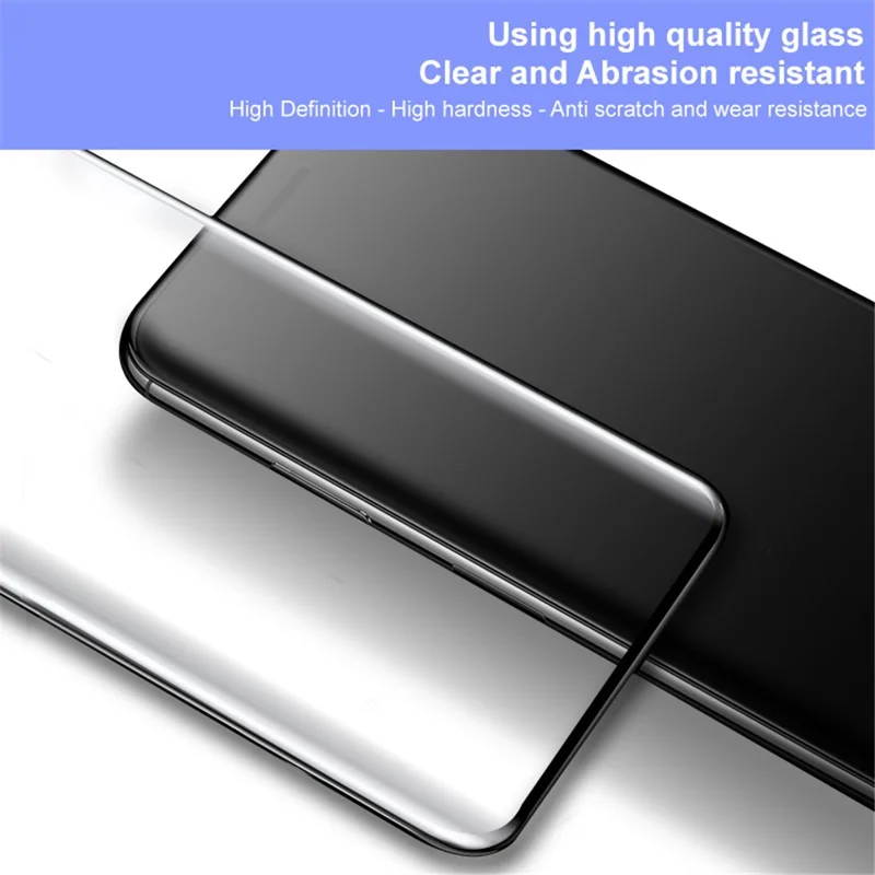 IMAK For Realme 10 Pro+ 5G (China) Anti-explosion 3D Curved HD Tempered Glass Film Side Glue Full Coverage Anti-scratch Screen Protector
