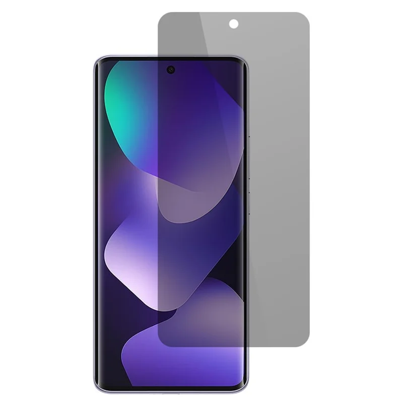 För Xiaomi Redmi Note 17 4G sekretessskärmskydd 180-graders anti-spion härdat glas hel täckning - Svart