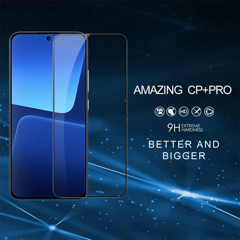 NILLKIN CP+PRO for Xiaomi 13 5G Anti-explosion AGC Tempered Glass Film HD Clear Full Coverage Sensitive Touch Screen Protector