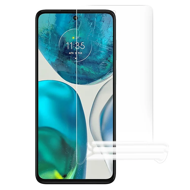 Für Motorola Moto G52 4G / Moto G82 5G Hochdurchsichtige, kratzfeste Schutzfolie HD Soft PET Bildschirmschutz