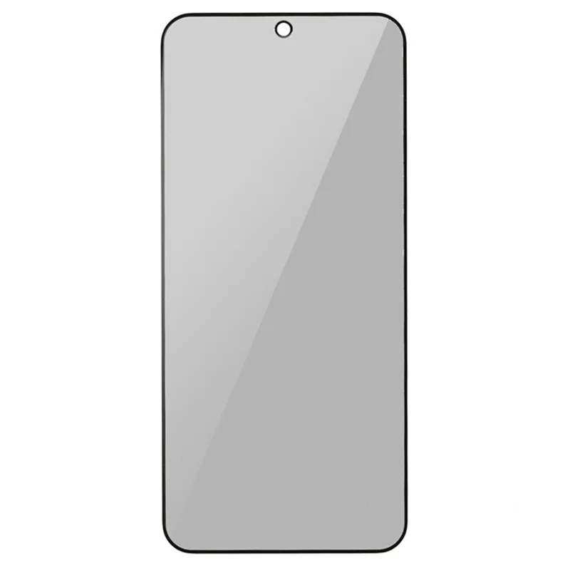 For Xiaomi Redmi Note 17 4G 180 Degree Anti-Peep Tempered Glass Black Edge Privacy Protection Full Screen Protector, Full Glue - Black