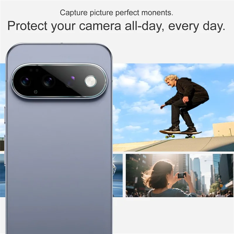 IMAK для Google Pixel 11 Pro Защита Объектива Камеры Тонкое Закаленное Стекло Пленка Объектива Полного Охвата - Прозрачное