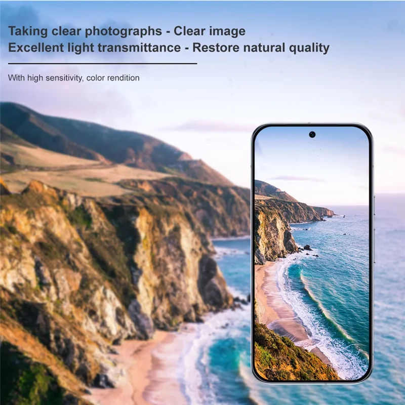 IMAK для Google Pixel 11 Pro Защита Объектива Камеры Тонкое Закаленное Стекло Пленка Объектива Полного Охвата - Прозрачное