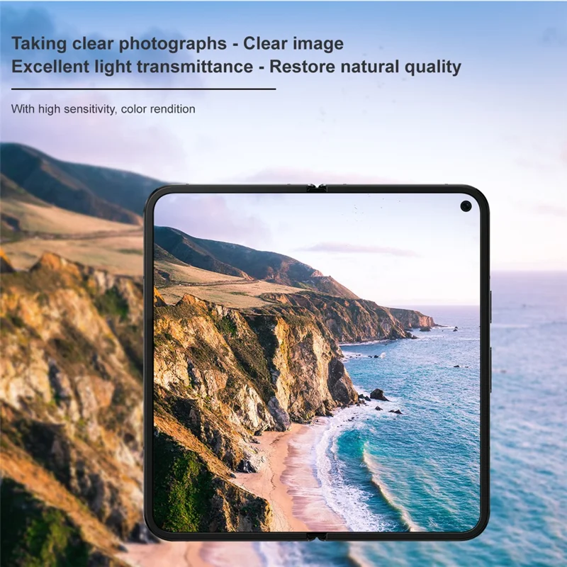 IMAK för Google Pixel 11 Pro Fold Kamerahölje Av Hårt Glas Tunt Hölje I Hårt Glas För Objektiv - Transparent