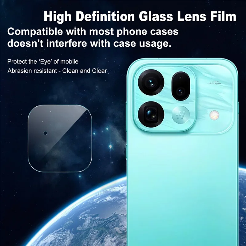 IMAK For Oppo Find X9s Pro 5G Camera Lens Protector Slim Tempered Glass Full Coverage Lens Film - Transparent