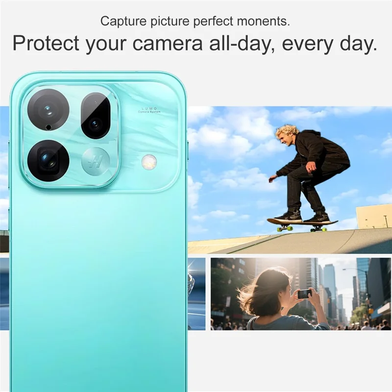 IMAK For Oppo Find X9s Pro 5G Camera Lens Protector Slim Tempered Glass Full Coverage Lens Film - Transparent