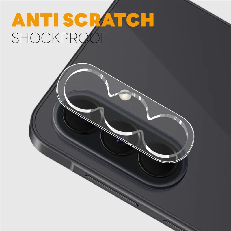 NORTHJO For Samsung Galaxy A57 5G / A37 5G Camera Lens Protector Tempered Glass HD Clear 3D Full Coverage - Transparent