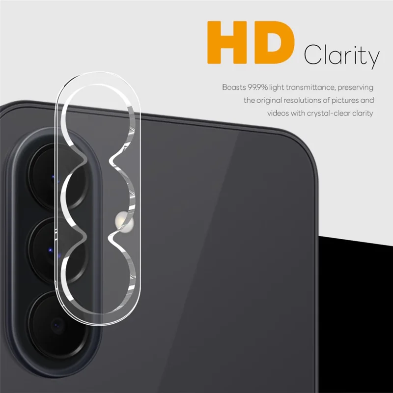 NORTHJO 2Pcs For Samsung Galaxy A57 5G / A37 5G Tempered Glass Camera Lens Protector Clear 3D Integrated Full Coverage - Transparent